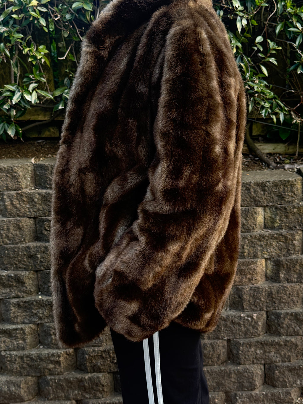 Vintage Chocolate Brown Fur Jacket | 10-12 |