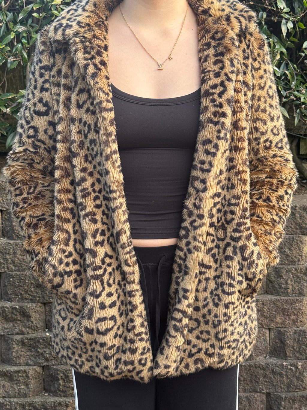 Leopard Fur Jacket ZARA | S-M |