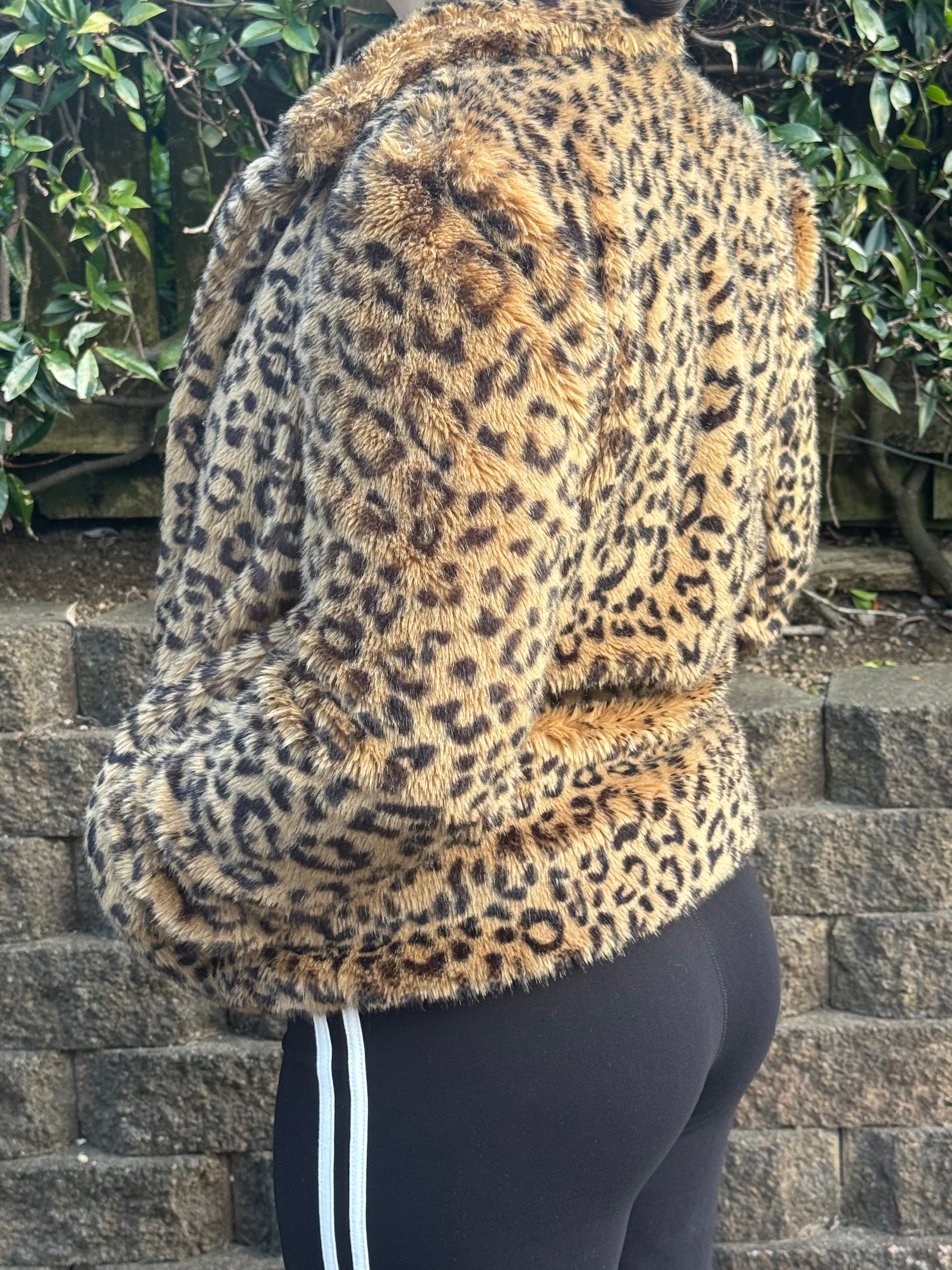 Leopard Fur Jacket ZARA | S-M |
