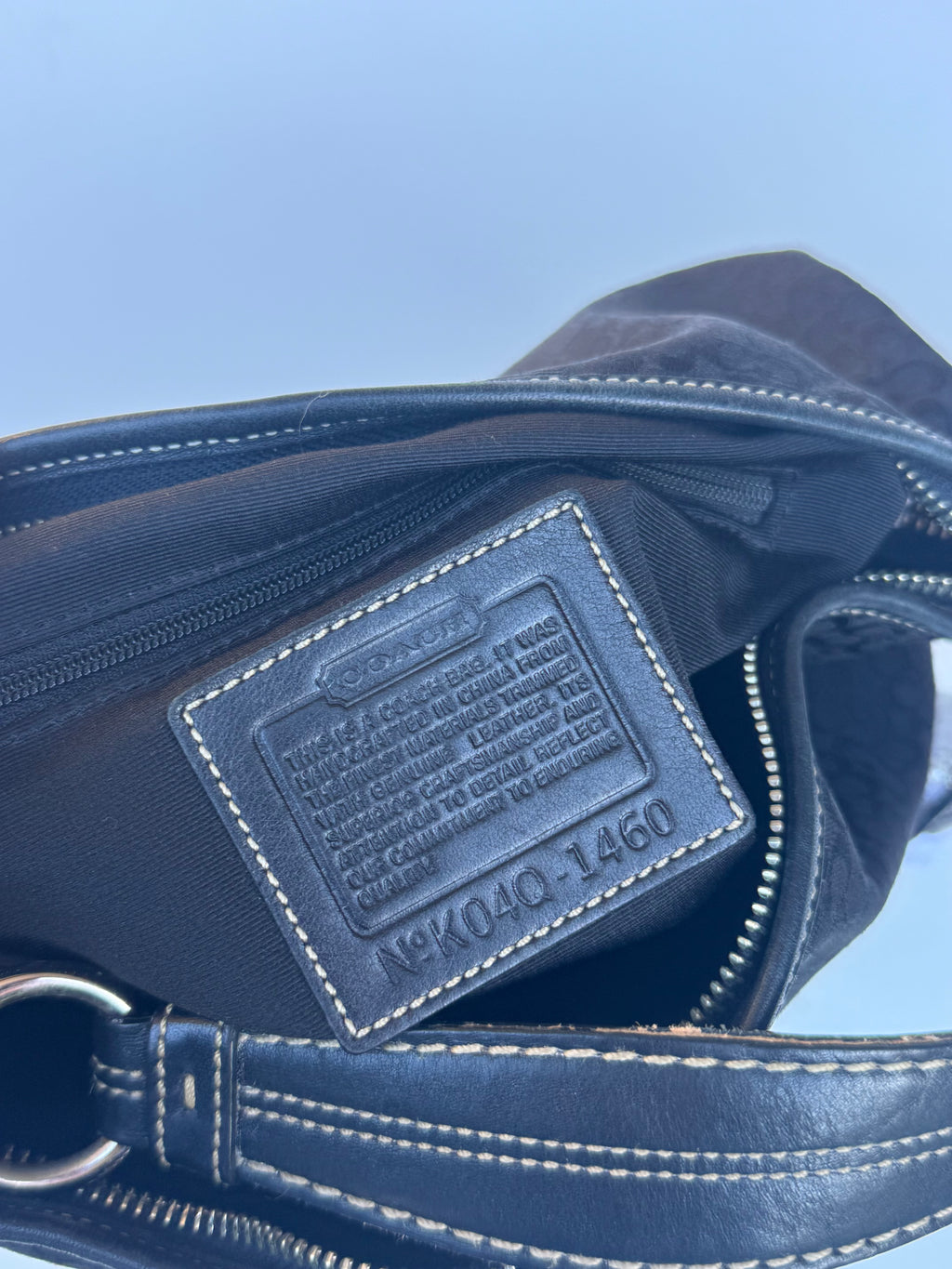 Vintage Coach Soho Hobo Medium Shoulder Bag - Black
