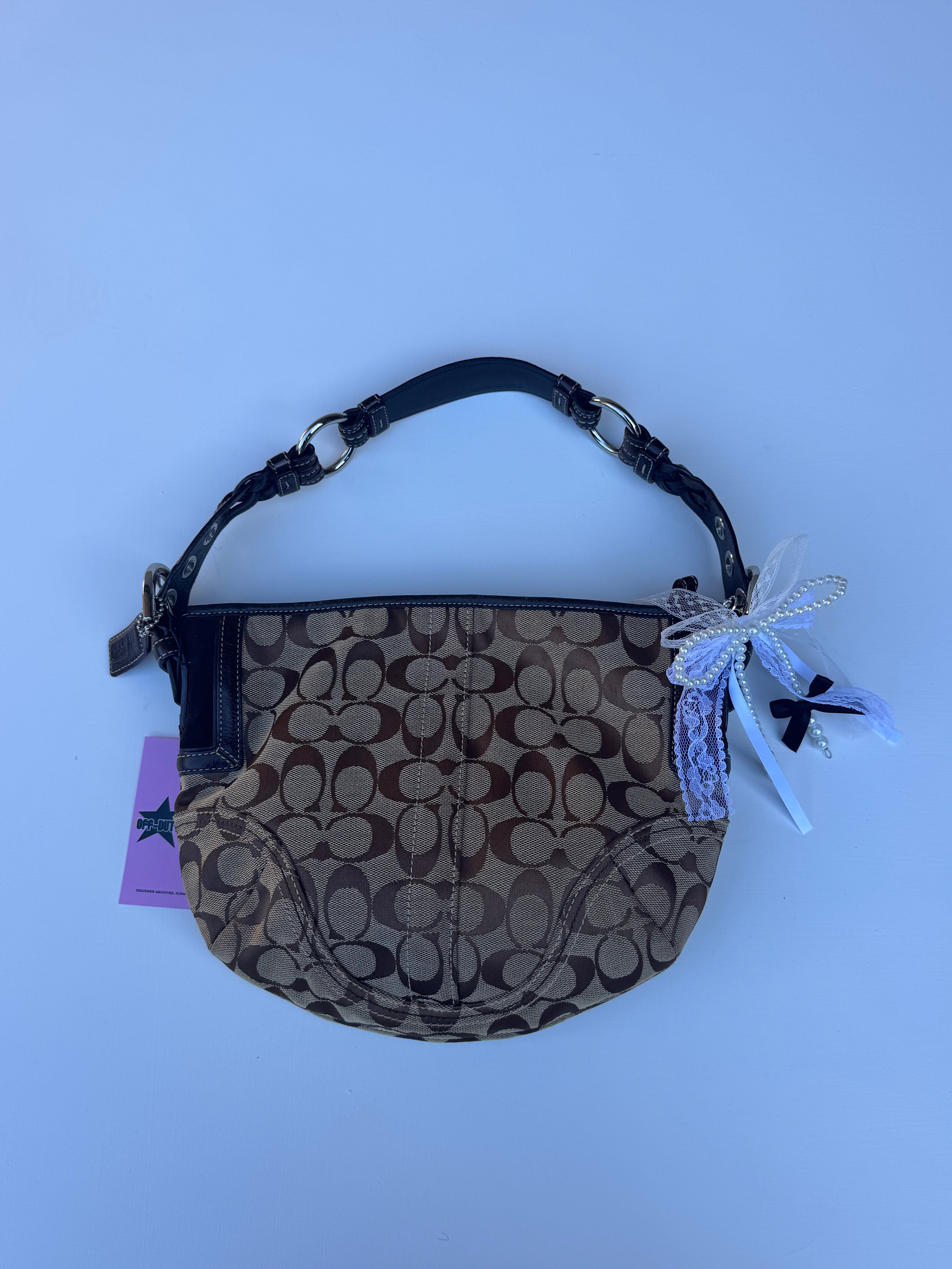 Vintage Coach Soho Hobo Medium Shoulder Bag - Brown