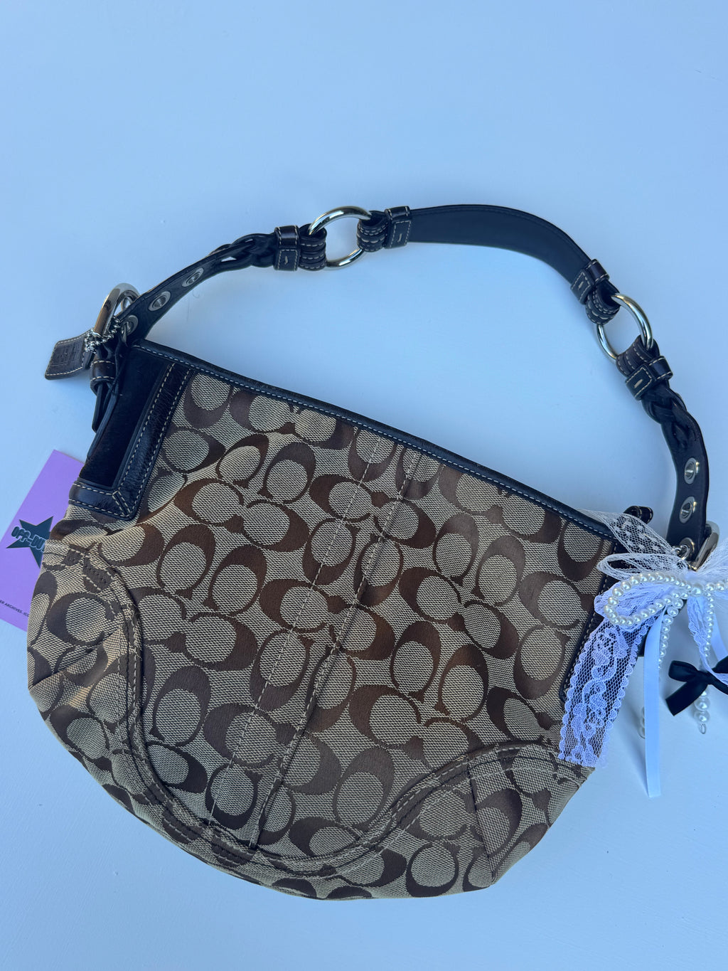 Vintage Coach Soho Hobo Medium Shoulder Bag - Brown