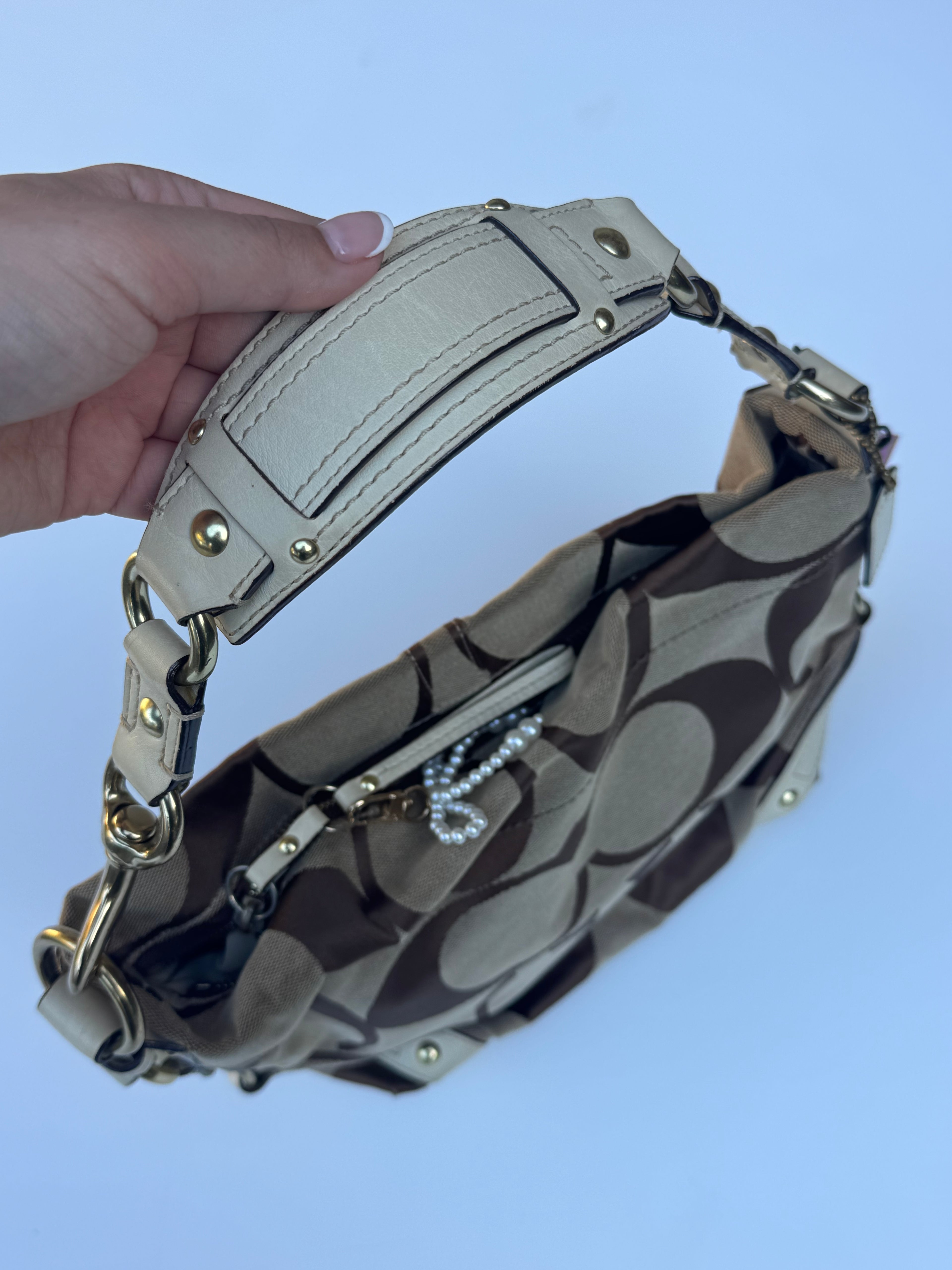 Vintage Coach Carly Medium Hobo Bag