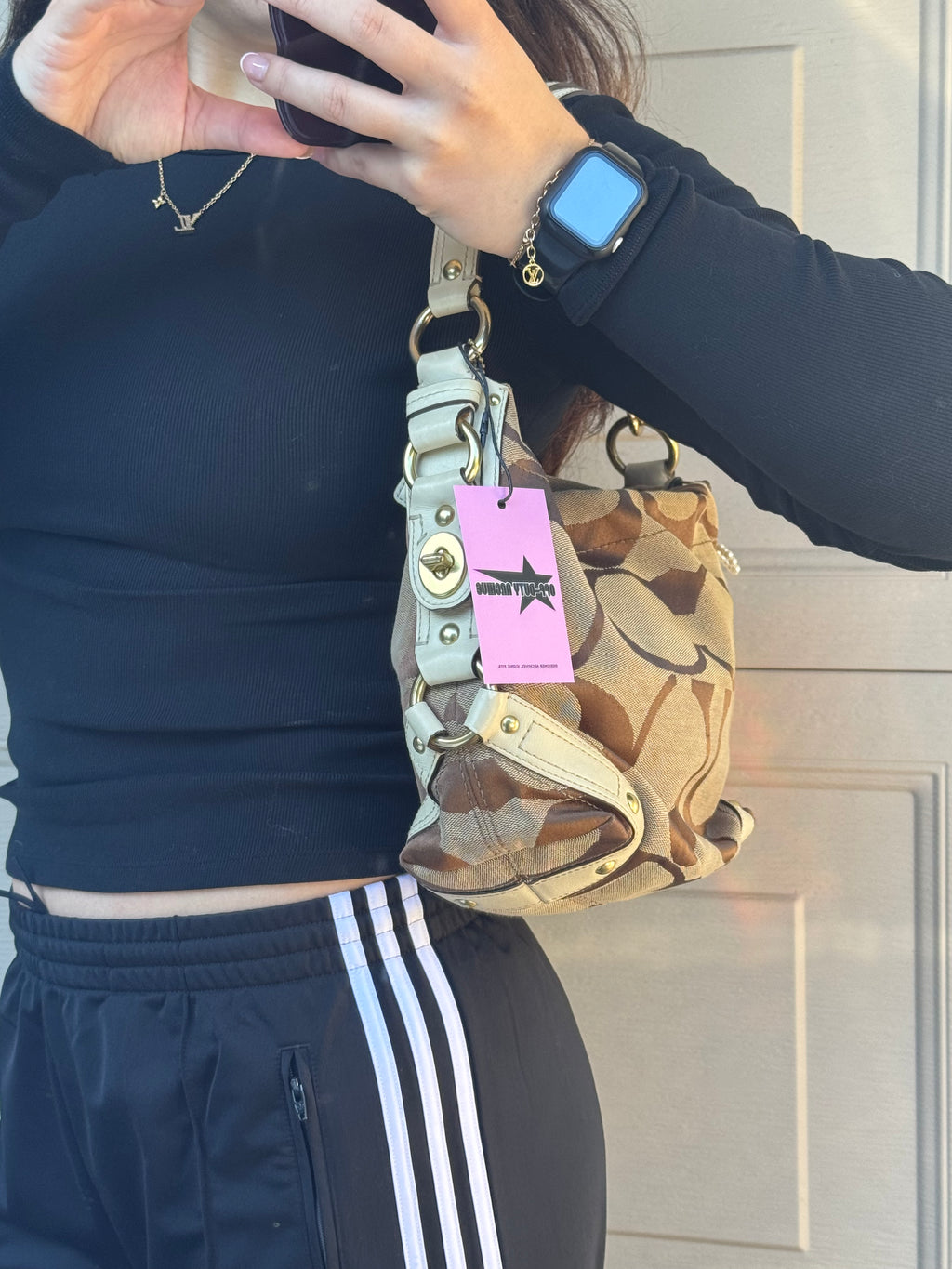 Vintage Coach Carly Medium Hobo Bag
