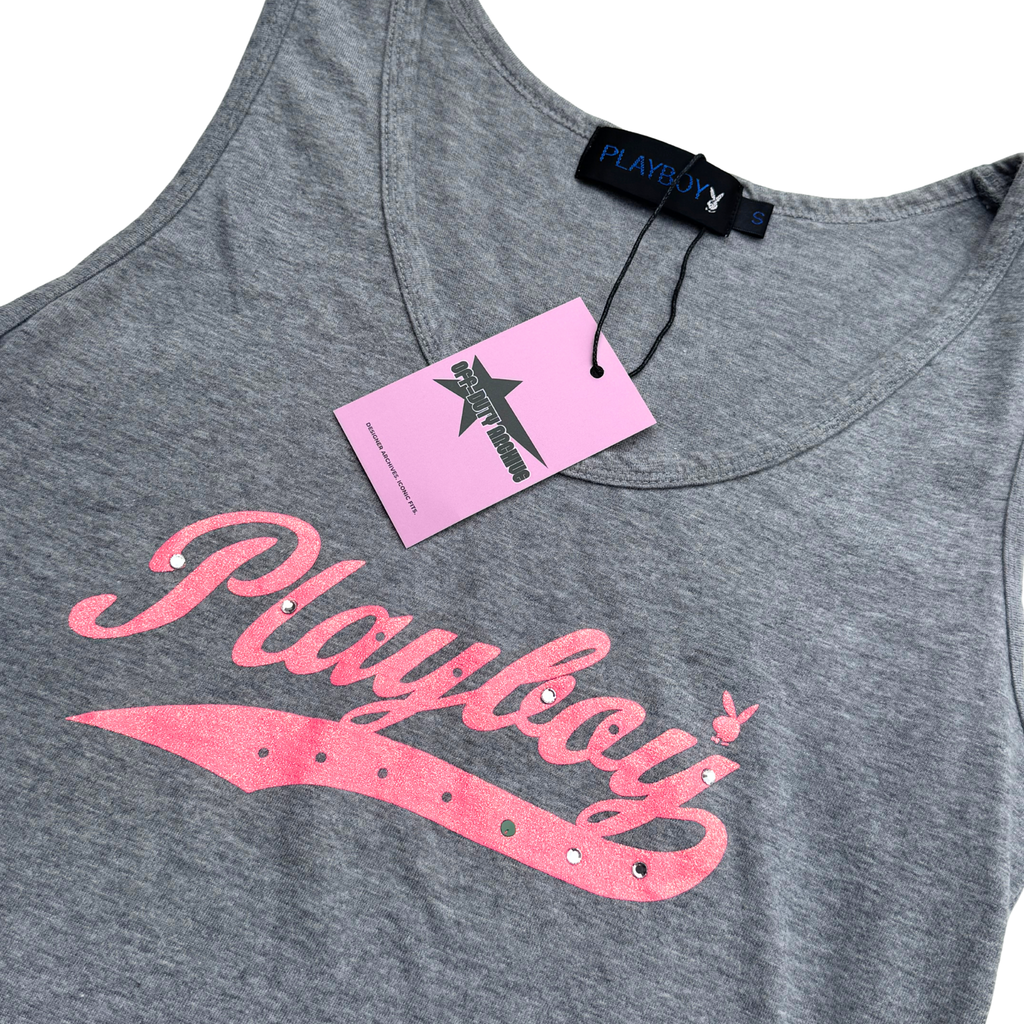 Vintage Playboy Tank Top Y2K | M |