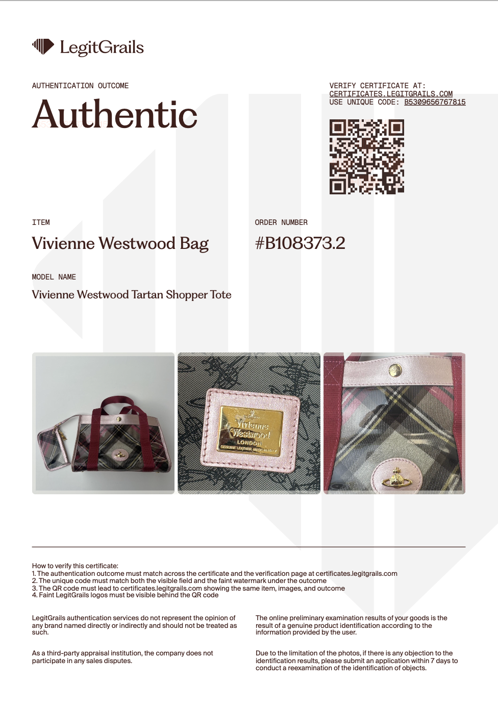 Vintage VIVIENNE WESTWOOD Shopper Tote