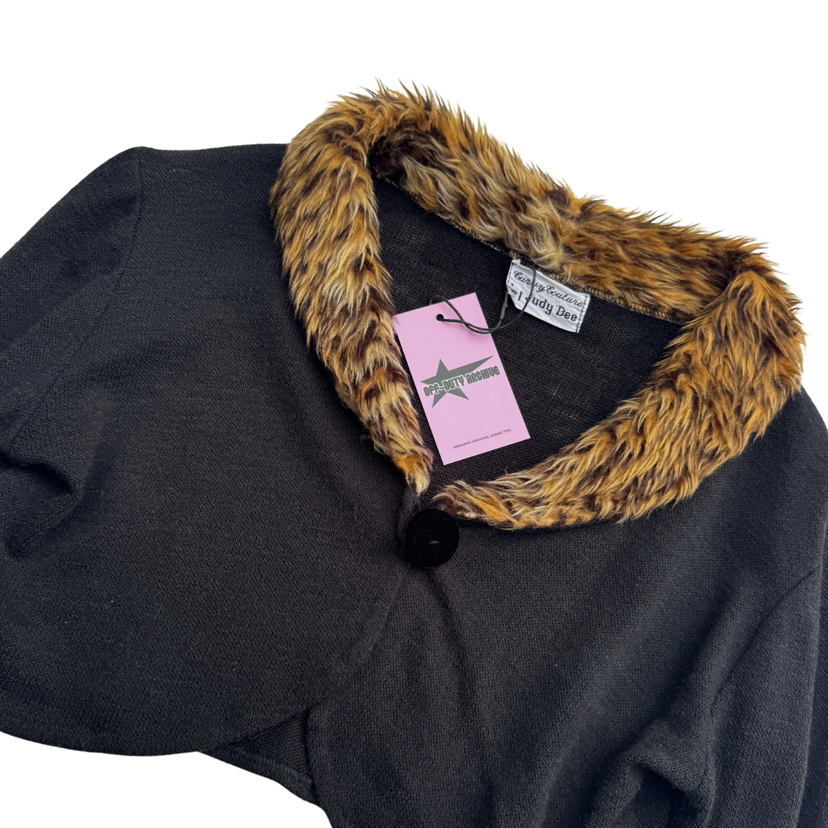 Y2K Cheetah Cropped Knit | XS |