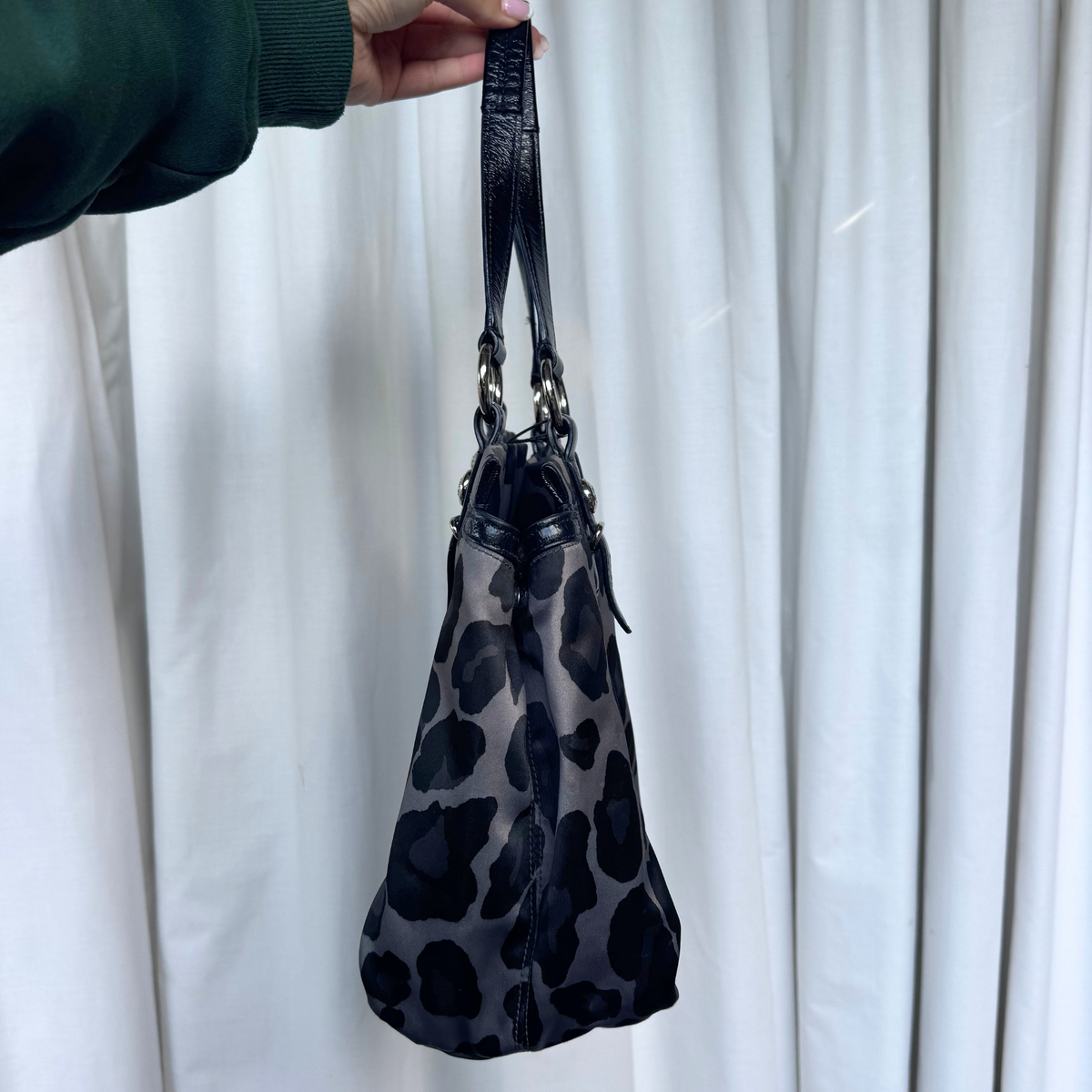Vintage Coach Mia Leopard Shoulder Bag - RARE