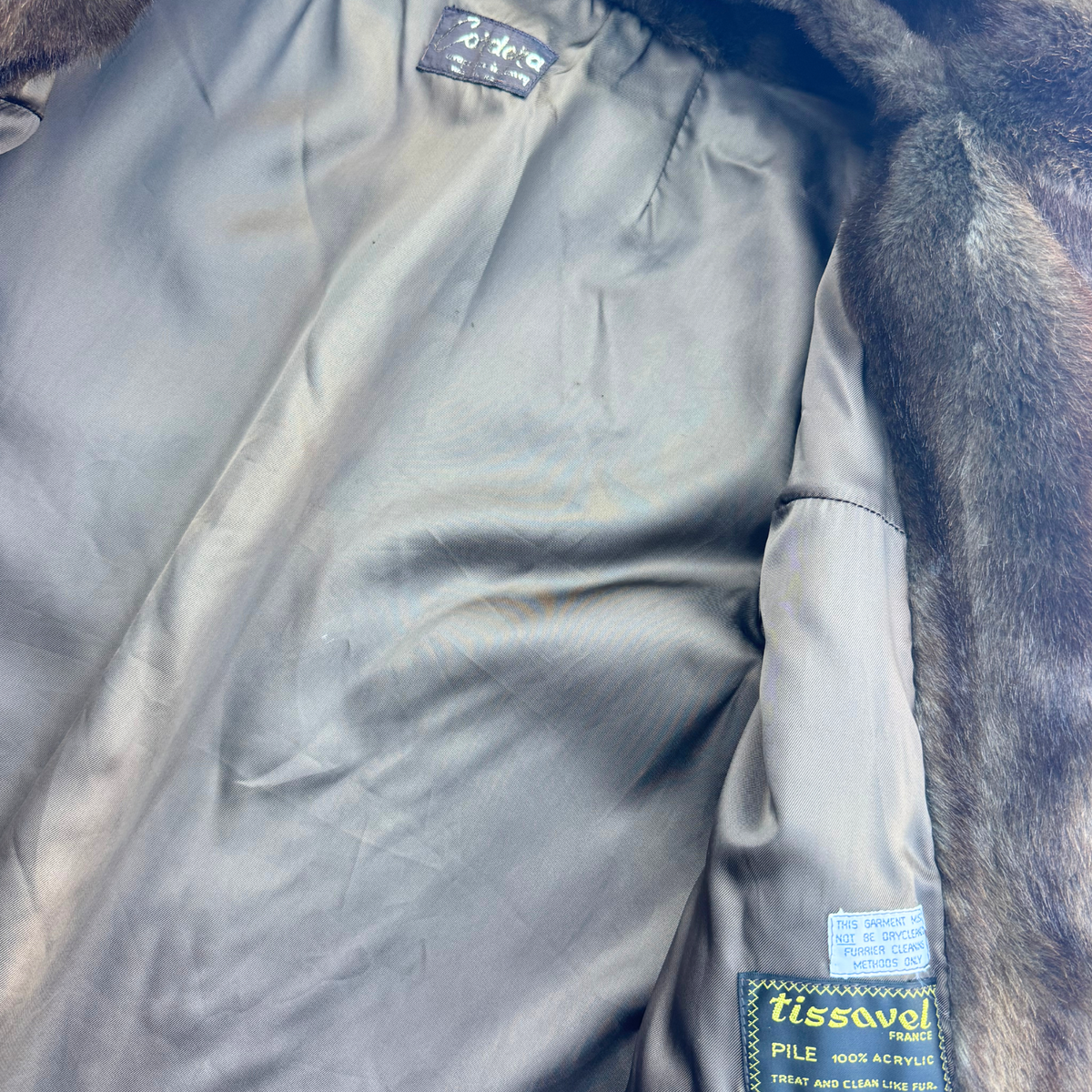 Vintage Chocolate Brown Fur Jacket | 10-12 |