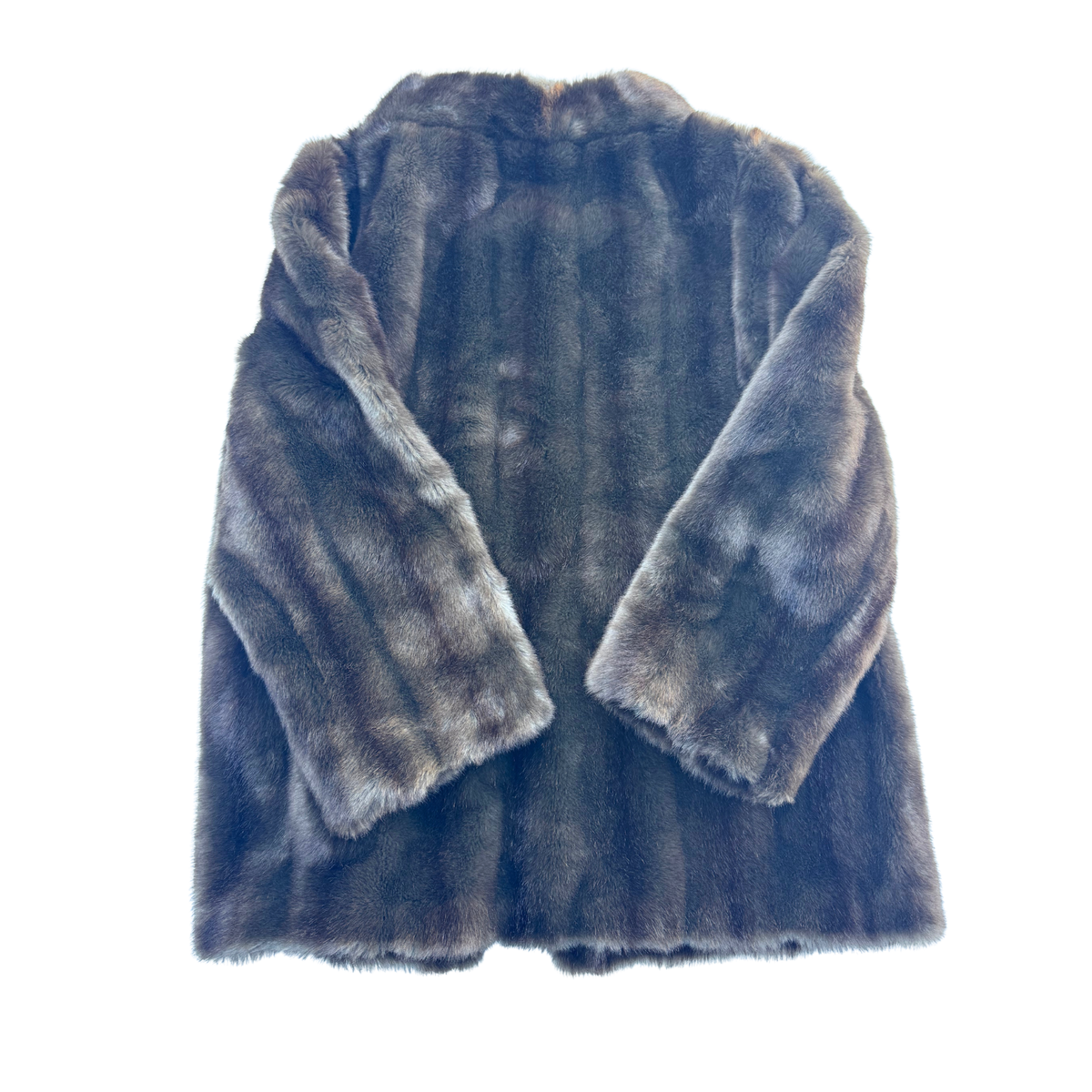 Vintage Chocolate Brown Fur Jacket | 10-12 |