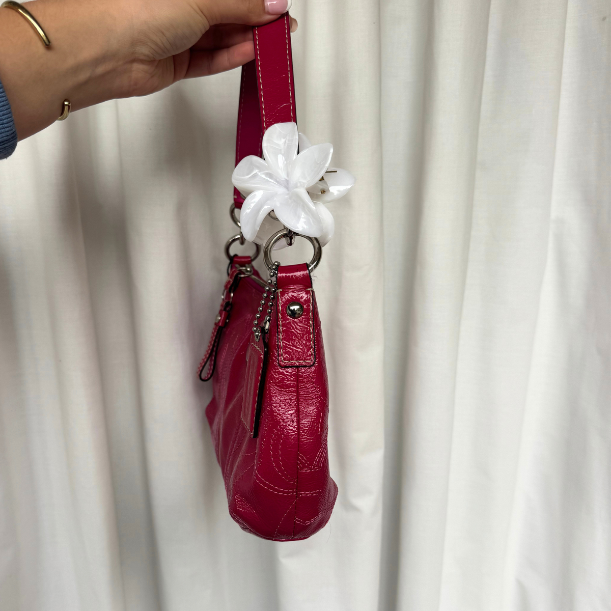 Vintage Coach Hot Pink 2WAY Shoulder Bag