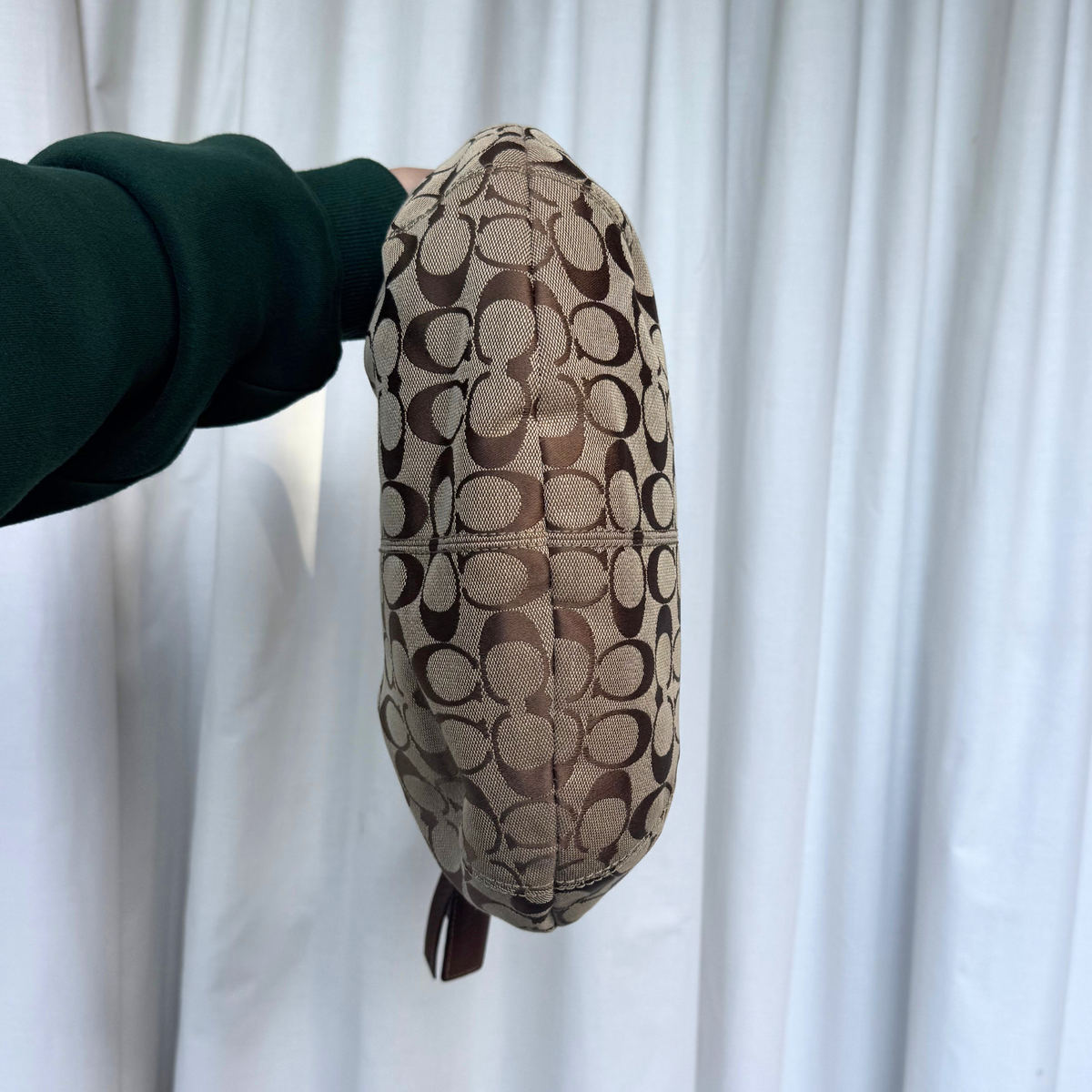 Vintage Coach Soho Signature Jacquard Hobo Shoulder Bag
