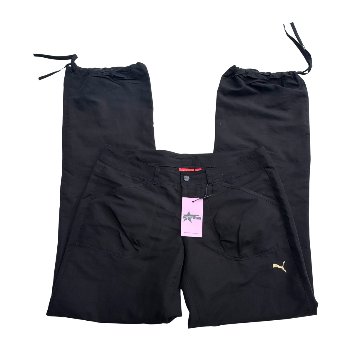 Vintage Puma Wide Leg Cargo Pants | S |